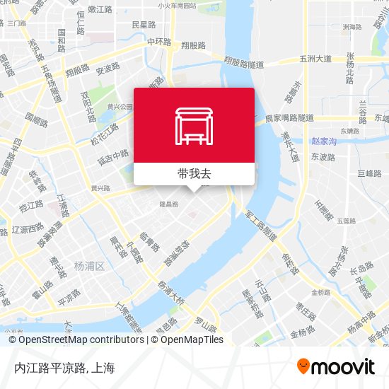 内江路平凉路地图