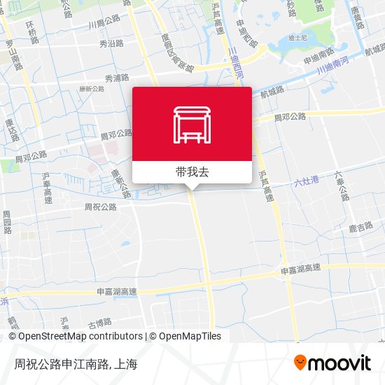 周祝公路申江南路地图