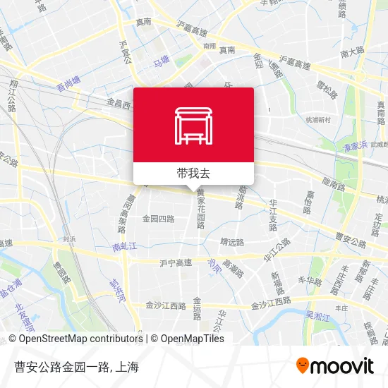 曹安公路金园一路地图