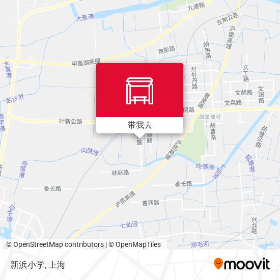 新浜小学地图