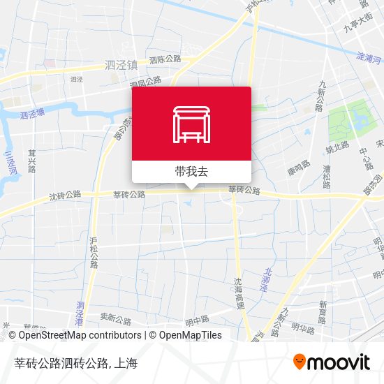 莘砖公路泗砖公路地图