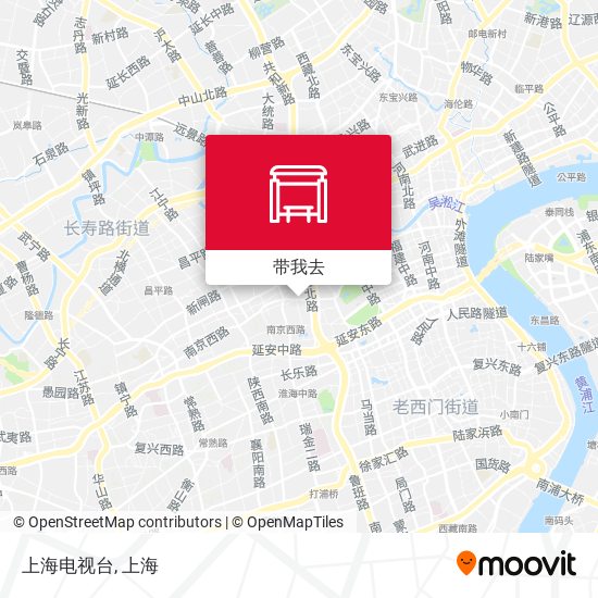 上海电视台地图