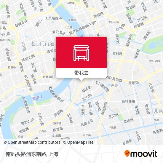 南码头路浦东南路地图