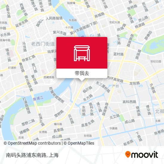 南码头路浦东南路地图