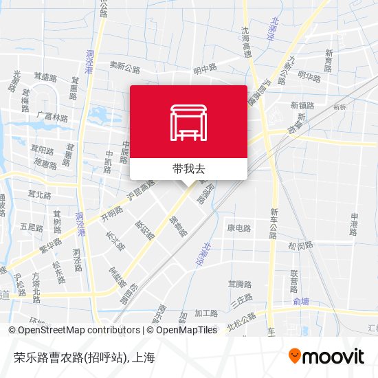 荣乐路曹农路(招呼站)地图