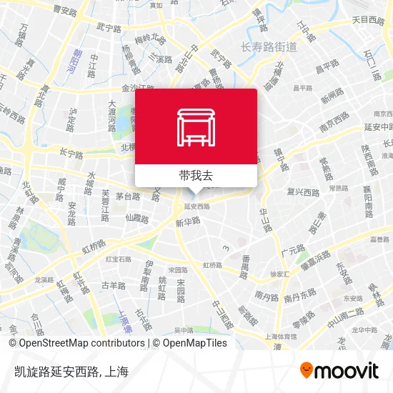 凯旋路延安西路地图