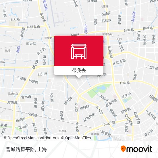 晋城路原平路地图