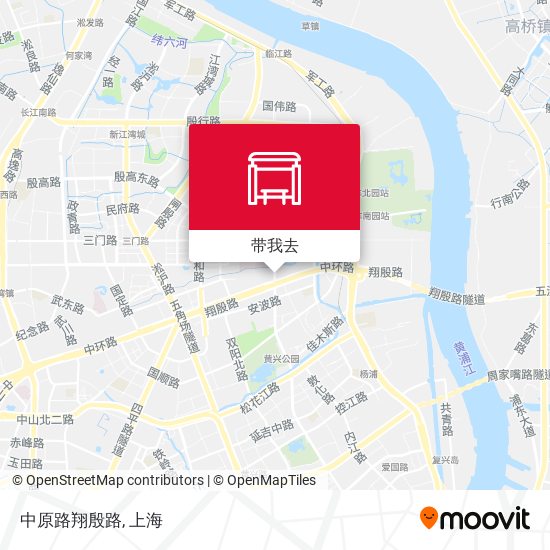 中原路翔殷路地图