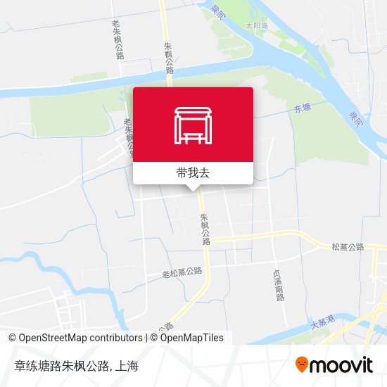 章练塘路朱枫公路地图