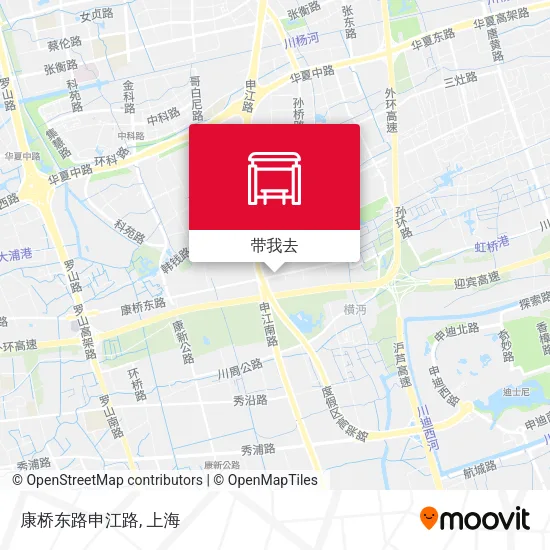 康桥东路申江路地图