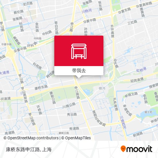 康桥东路申江路地图