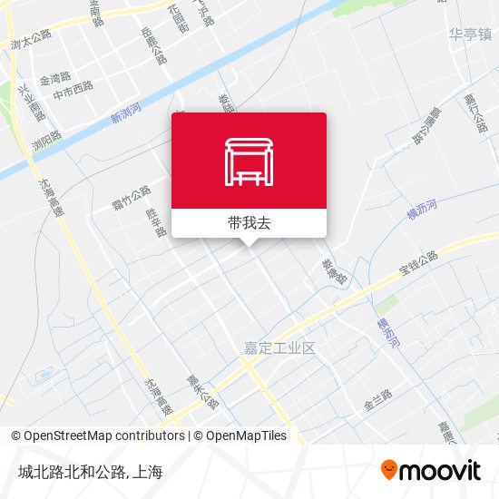 城北路北和公路地图