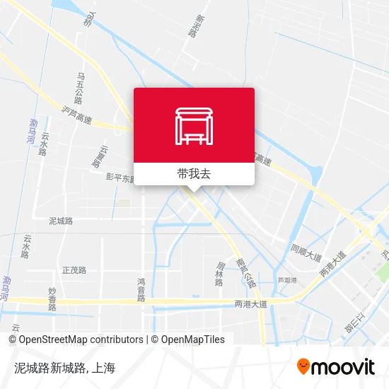 泥城路新城路地图