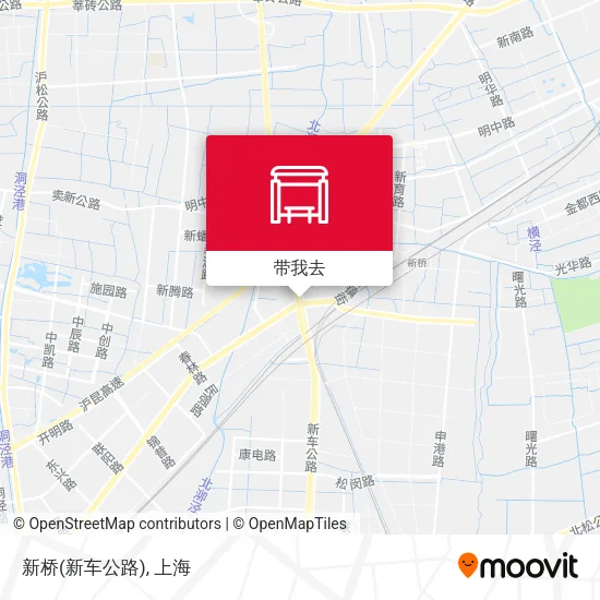 新桥(新车公路)地图