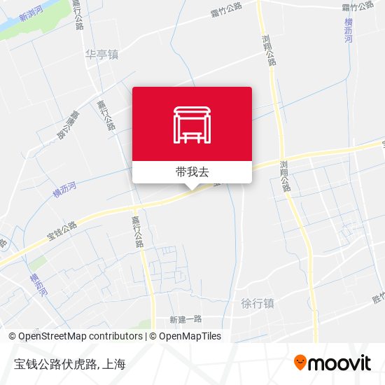 宝钱公路伏虎路地图