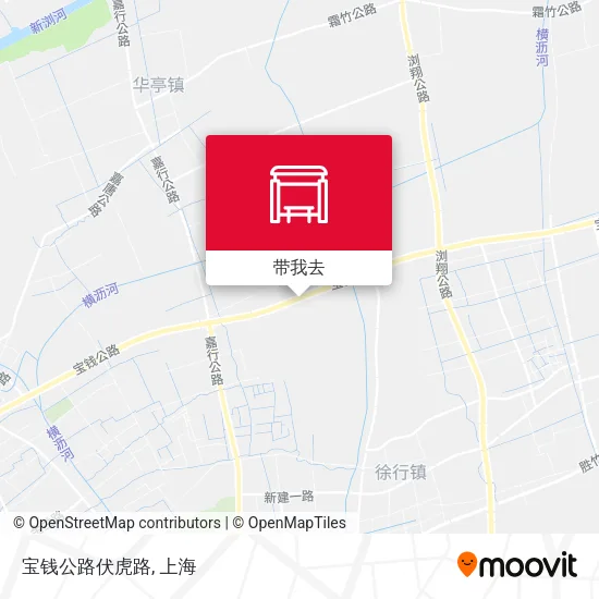 宝钱公路伏虎路地图