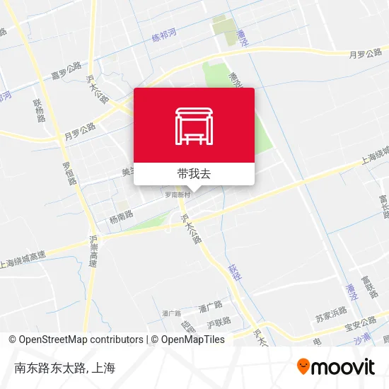 南东路东太路地图