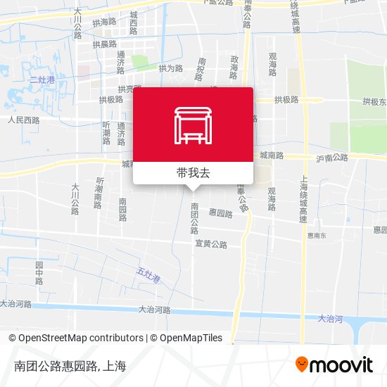 南团公路惠园路地图