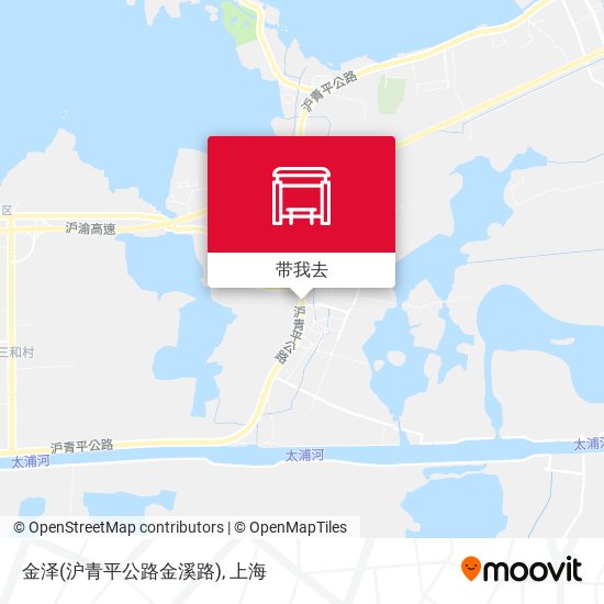 金泽(沪青平公路金溪路)地图