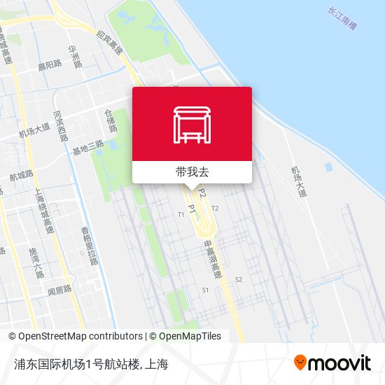 浦东国际机场1号航站楼地图