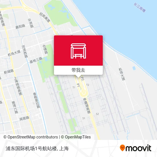 浦东国际机场1号航站楼地图