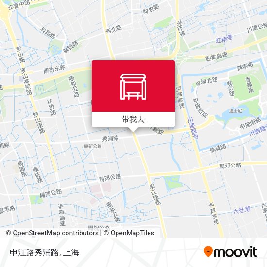 申江路秀浦路地图