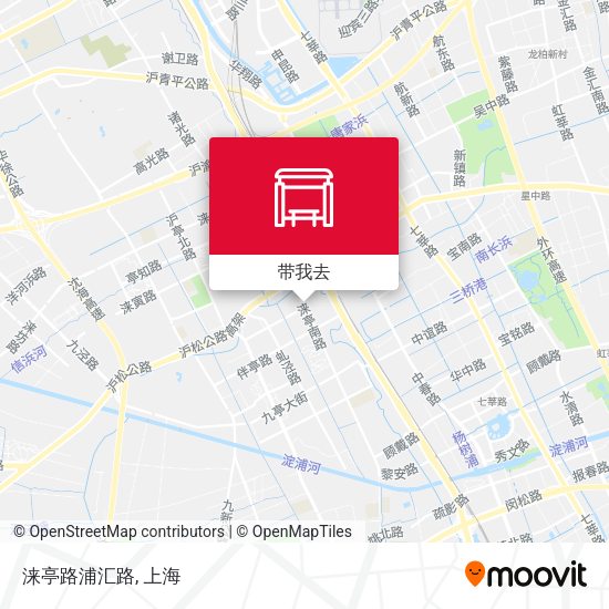 涞亭路浦汇路地图