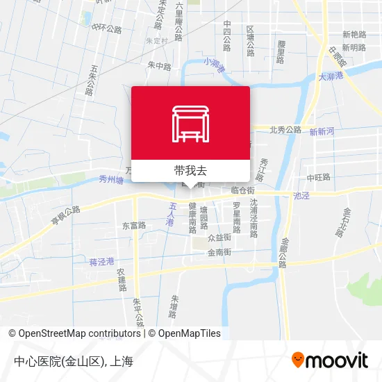 中心医院(金山区)地图