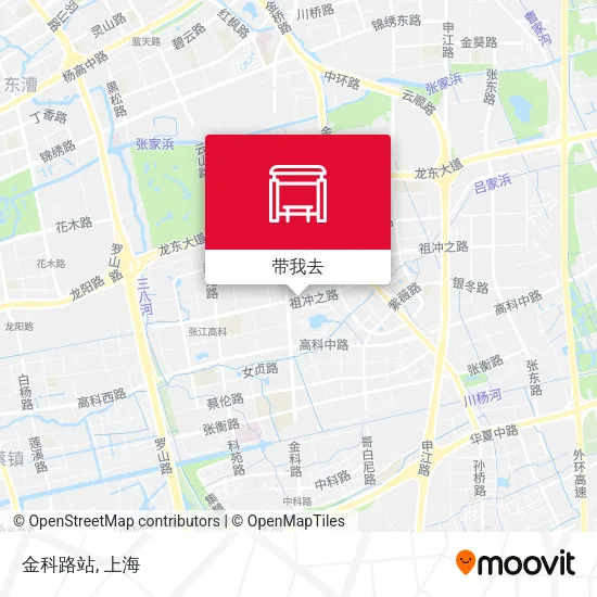 金科路站地图