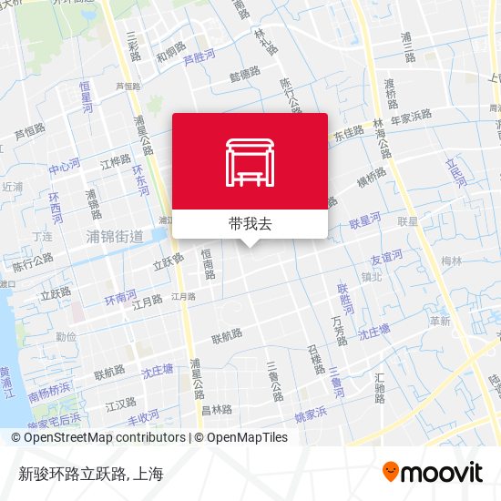 新骏环路立跃路地图