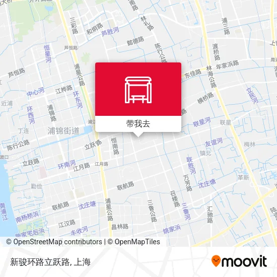 新骏环路立跃路地图