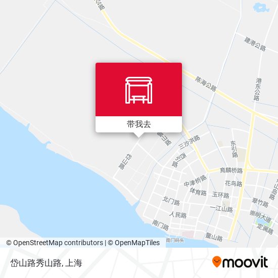 岱山路秀山路地图