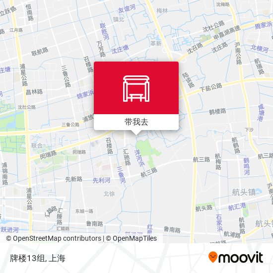 牌楼13组地图