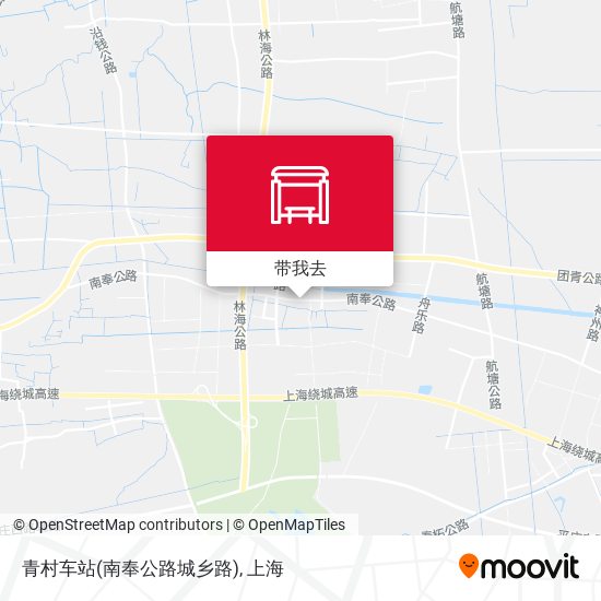 青村车站(南奉公路城乡路)地图