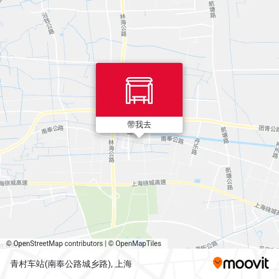青村车站(南奉公路城乡路)地图