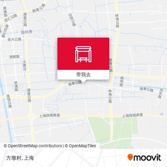 方墩村地图