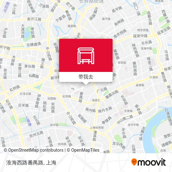 淮海西路番禺路地图