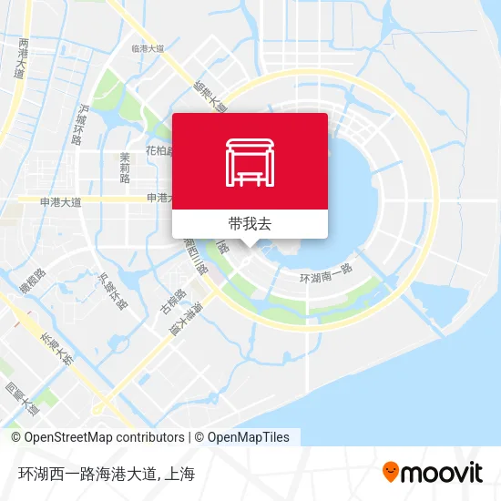 环湖西一路海港大道地图