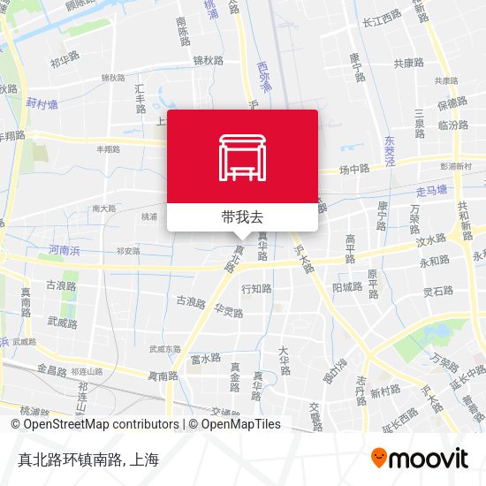 真北路环镇南路地图