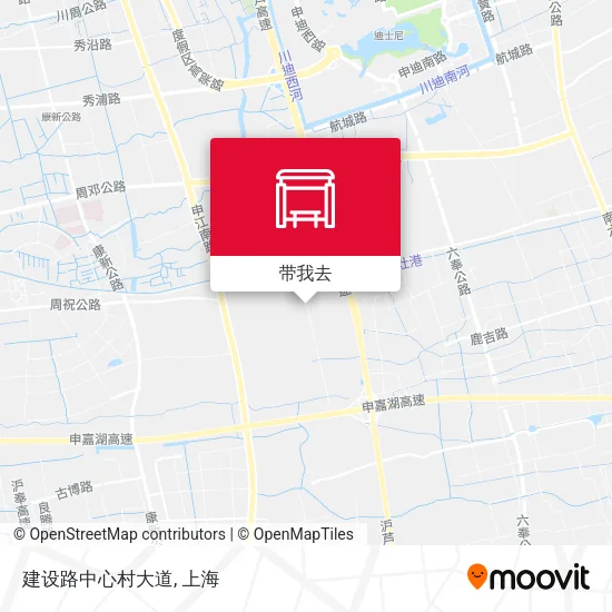 建设路中心村大道地图