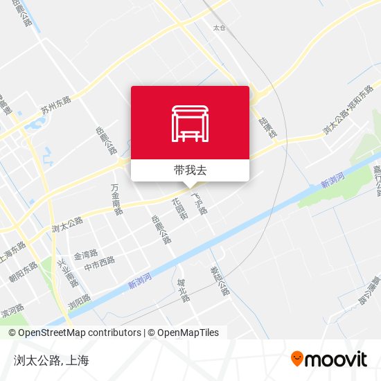 浏太公路地图