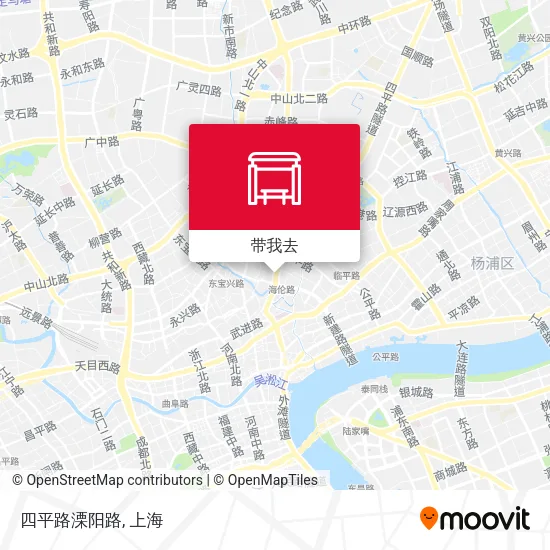 四平路溧阳路地图