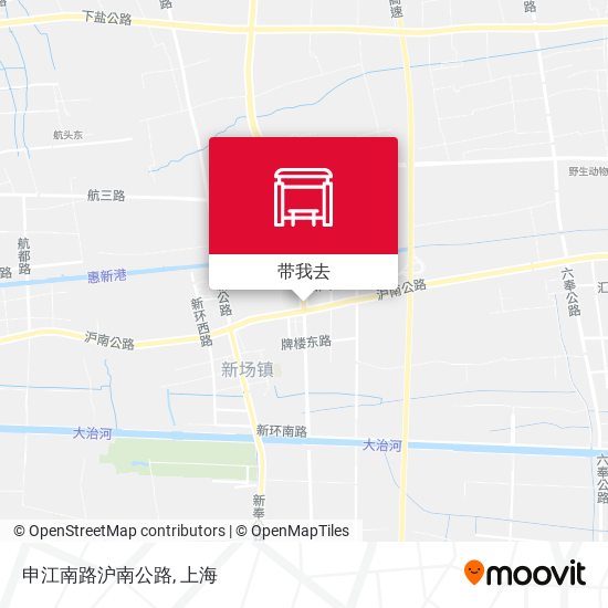 申江南路沪南公路地图