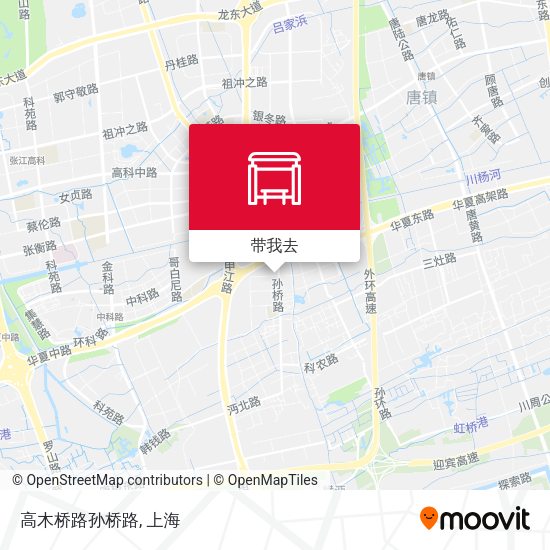 高木桥路孙桥路地图