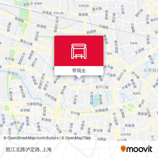 怒江北路泸定路地图