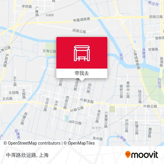 中厍路欣运路地图