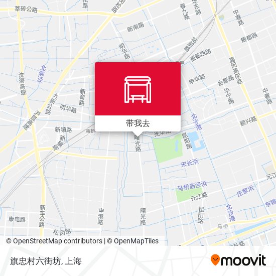 旗忠村六街坊地图