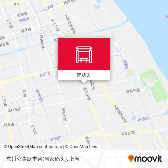 东川公路跃丰路(周家码头)地图