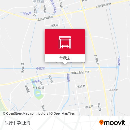 朱行中学地图