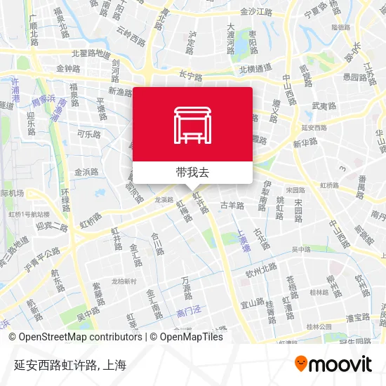 延安西路虹许路地图